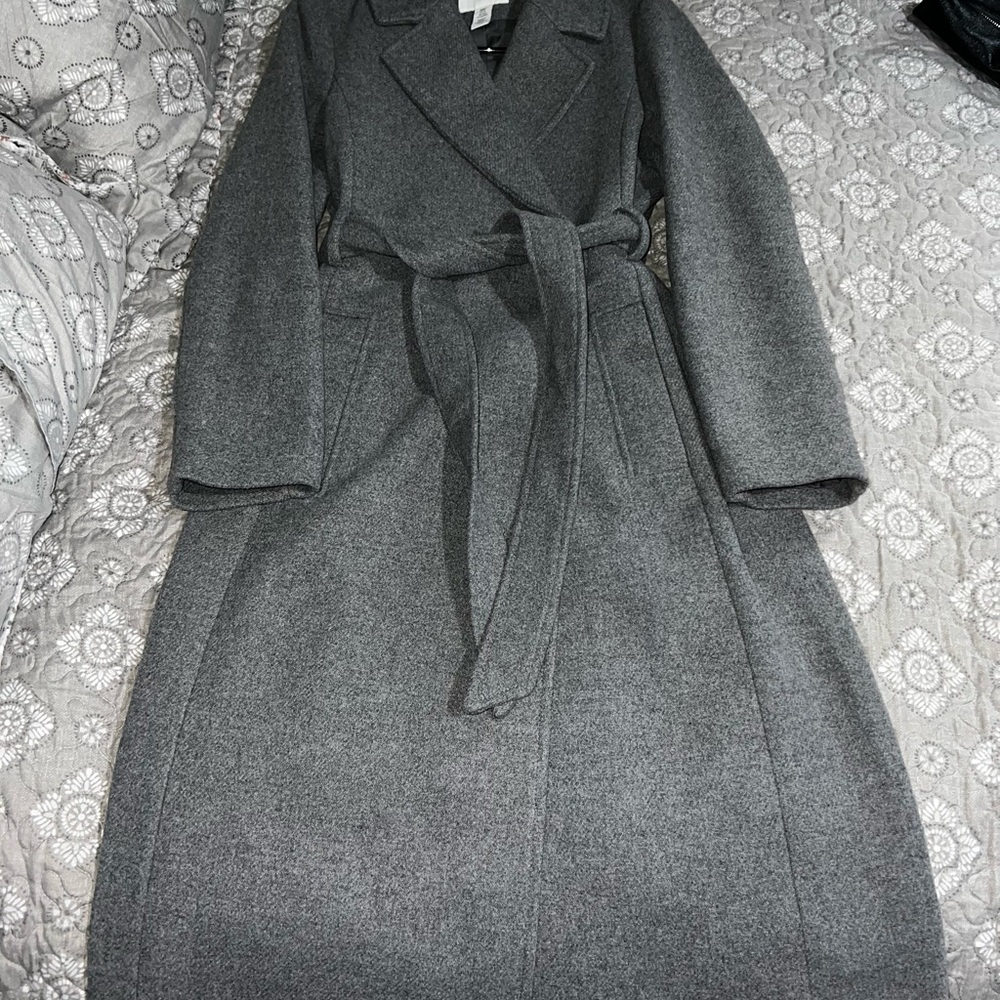 H&M Tie Belt Coat